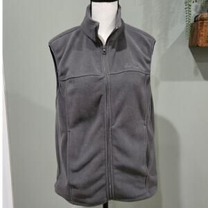 Cabela's Women's Size Small Gray Fleece Vest EUC